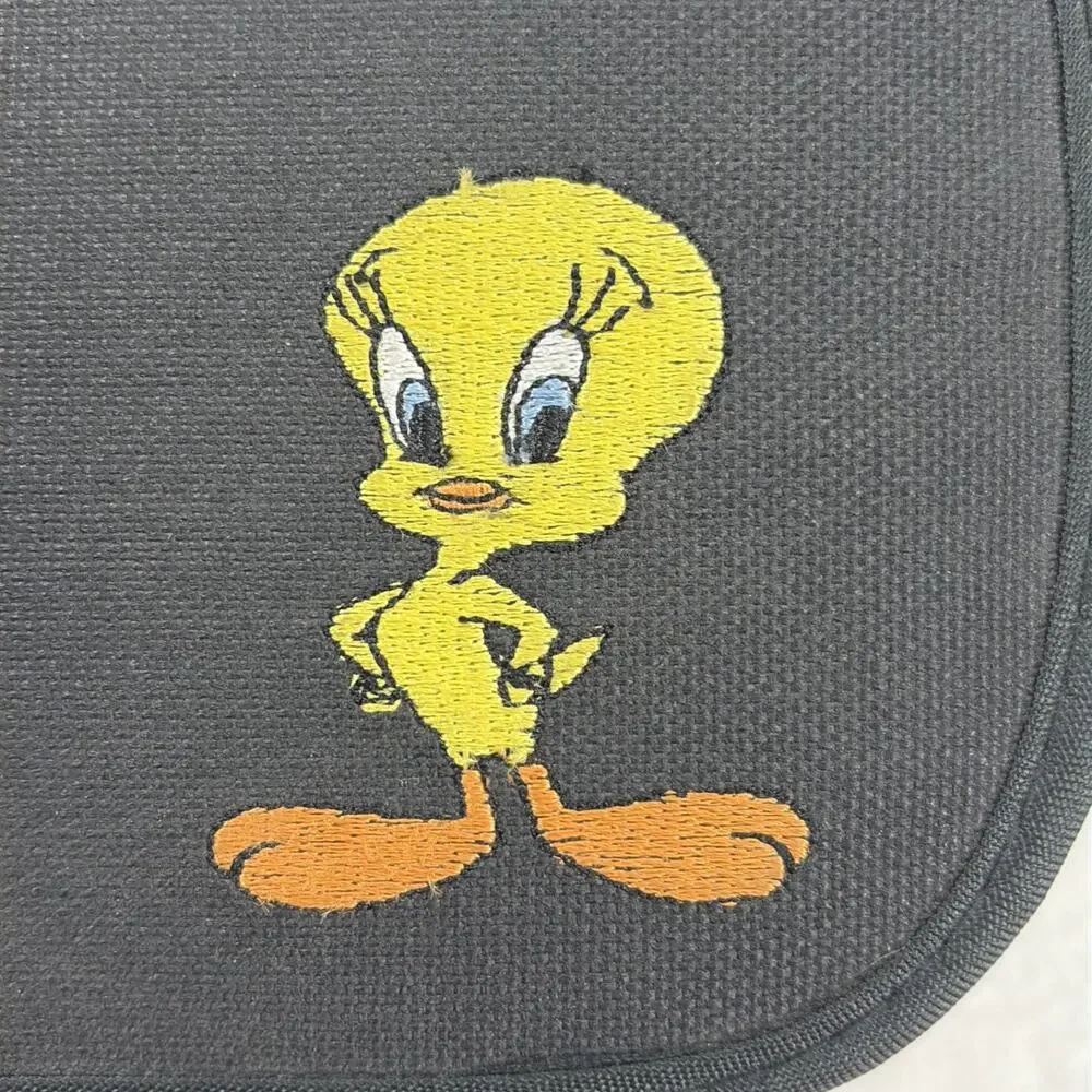 Fellowes Warner Bros Looney Tunes Tweety Bird CD/DVD Zipper Holds 12 CD's Case
